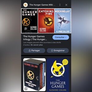 3/30$ Hunger games trilogy